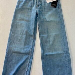 Re/Done 90s High Rise Loose Jeans Light Wash Size 23 NWT